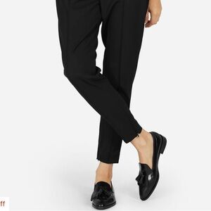 Everlane Classic Black Loafers with Tassels
